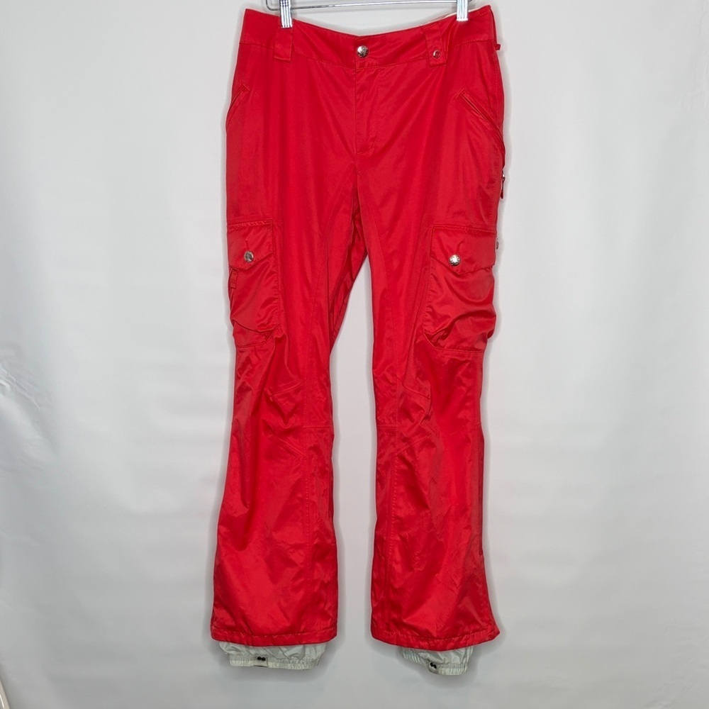 Burton women’s Vibrant Red ski pants, size medium